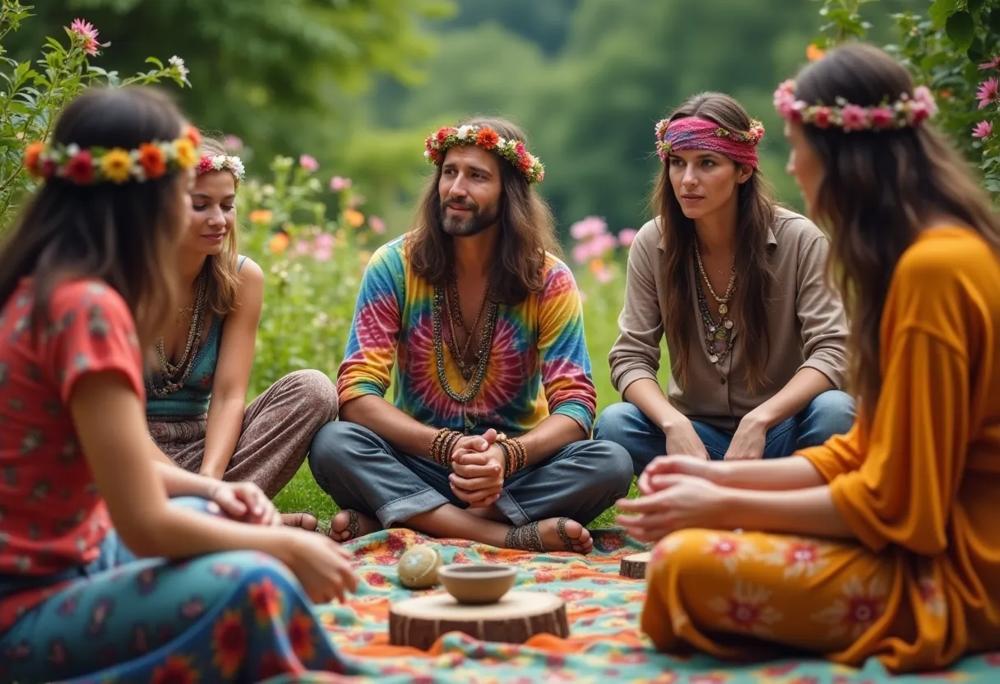 hippie gathering